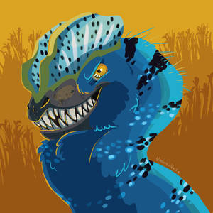 Big smile Dilophosaurus