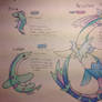 Plizio,Lochlord and Nessiren (water starters)