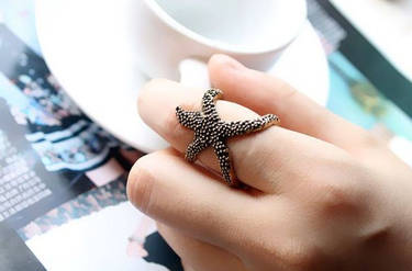 Oh Starfish, My Starfish Ring Bronze