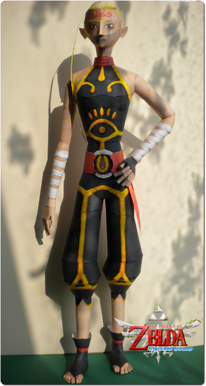 Zelda papercraft - Young Impa (full size) by Noemie-in-Art Zelda papercraft - Young Impa (full size) by Noemie-in-Art