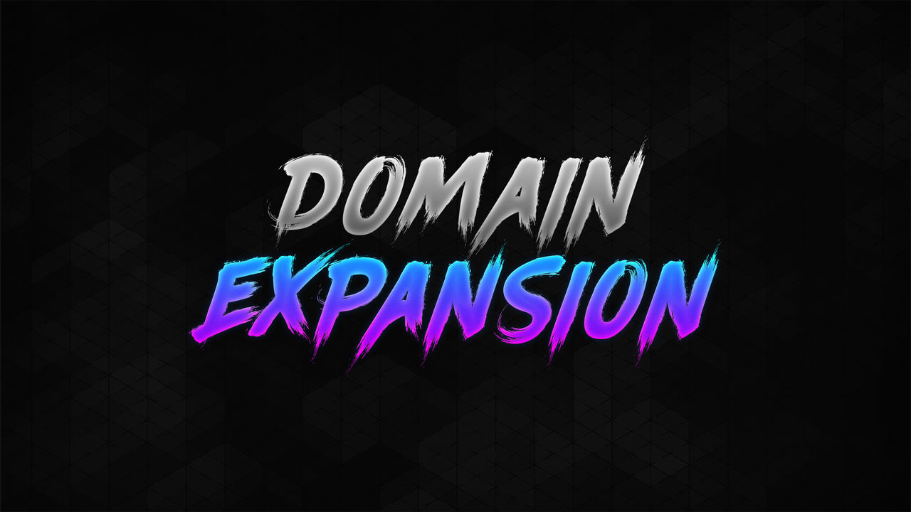 'Domain Expansion' Text by ColTheDeveloper on DeviantArt