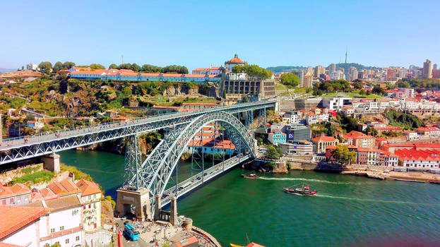 Ponte D.Luis (Dom Luis I Bridge) - Porto, Portugal