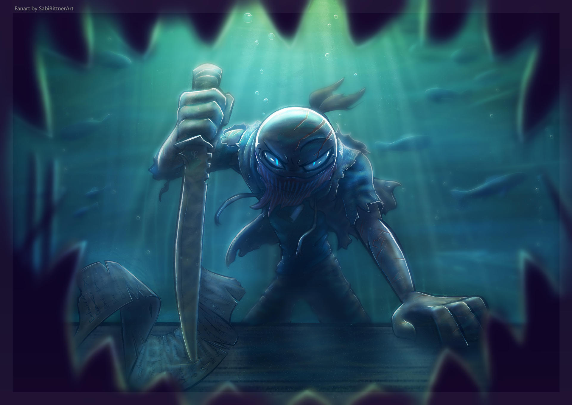YB - Fanart - in the deep sea - by SabineBittner on DeviantArt