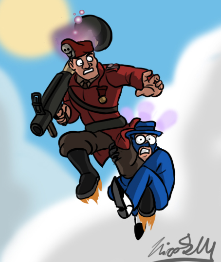 TF2: Tech's gift, 'There's a spy in my boot!'