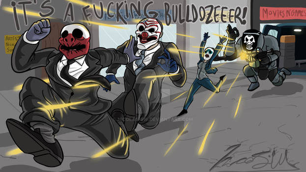 Payday 2: Boom's commission, 'Run to the hills!'