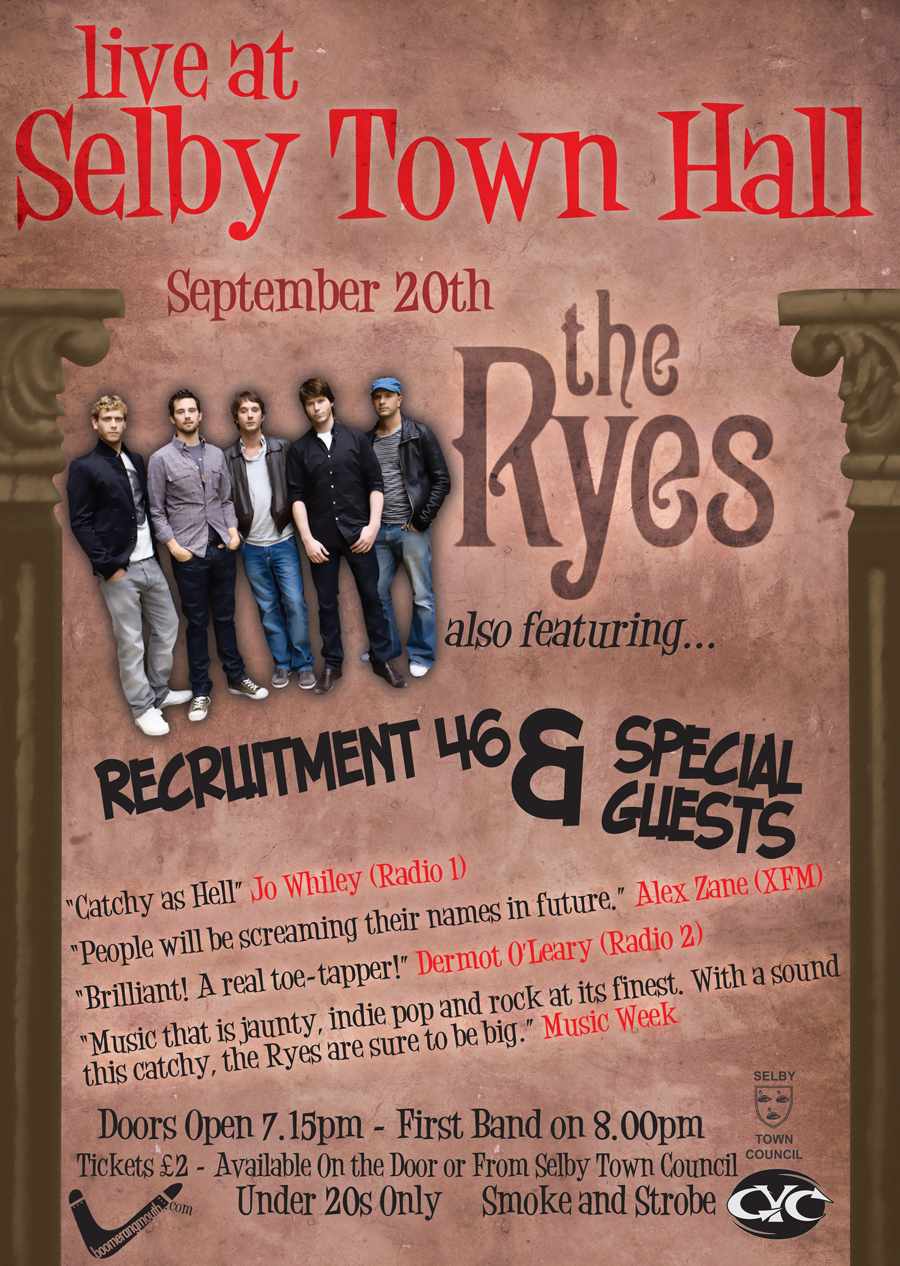 The Ryes at Selby Town Hall