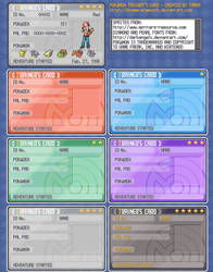 PKMN Trainer's Card Template