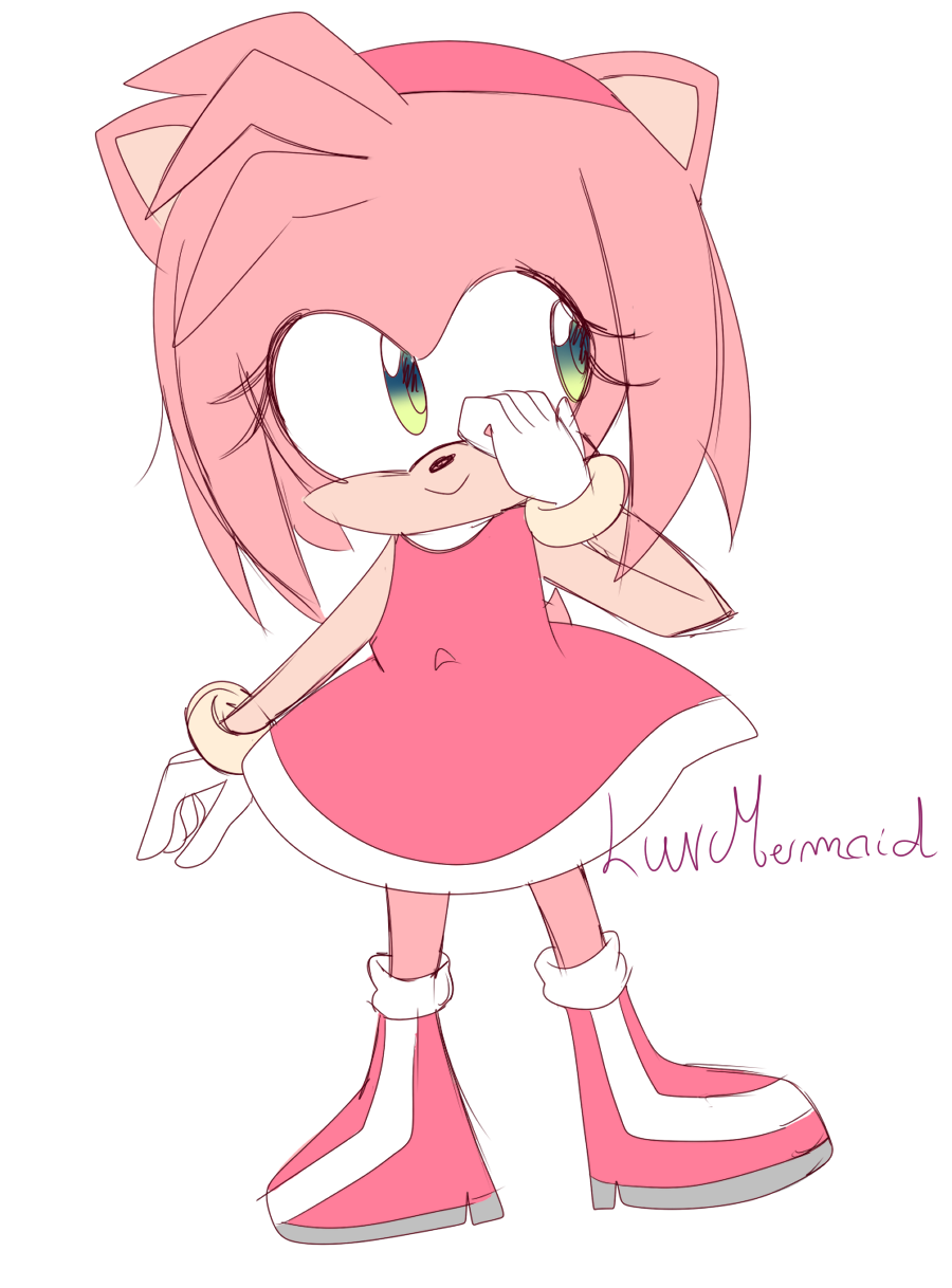 Amy Smiling Amy rose smile. by Bubbleteacrown on DeviantArt