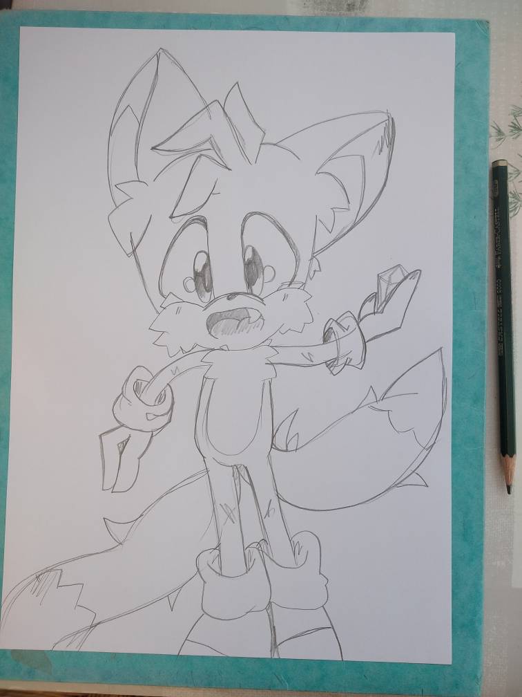 Tails fan art sonic game by GlassyV on DeviantArt