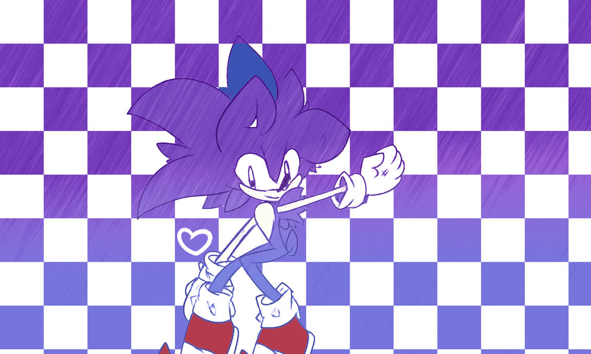 Purple Blue Sonic by Bubbleteacrown on DeviantArt