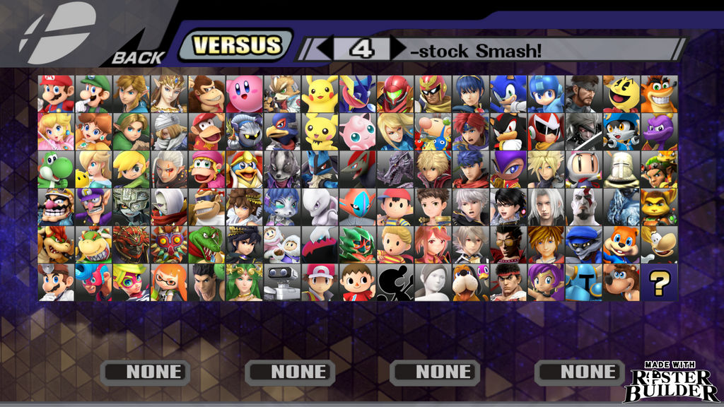 My Dream Super Smash Bros. Roster by LiquidMadMan on DeviantArt