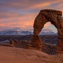 Sunset at Delicate Arch