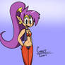 Shantae the genie with the boobs