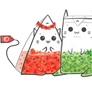 Strawberry and Mint Kitteas