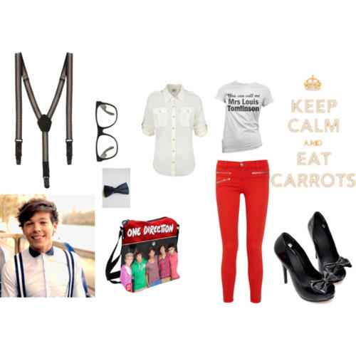 Louis Tomlinson in One Direction Live In Sydney ❤ liked on Polyvore