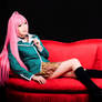 Moka Akashiya [Rosario+Vampire]Cosplay