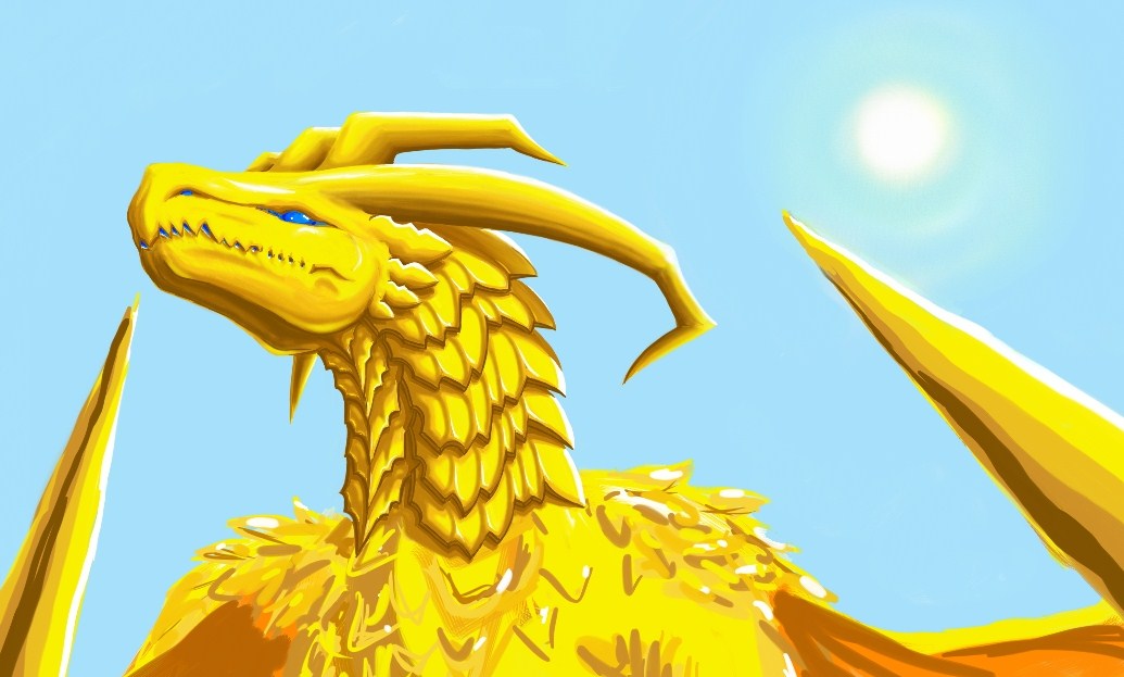 Golden Dragon by BahamutDeusModus on DeviantArt