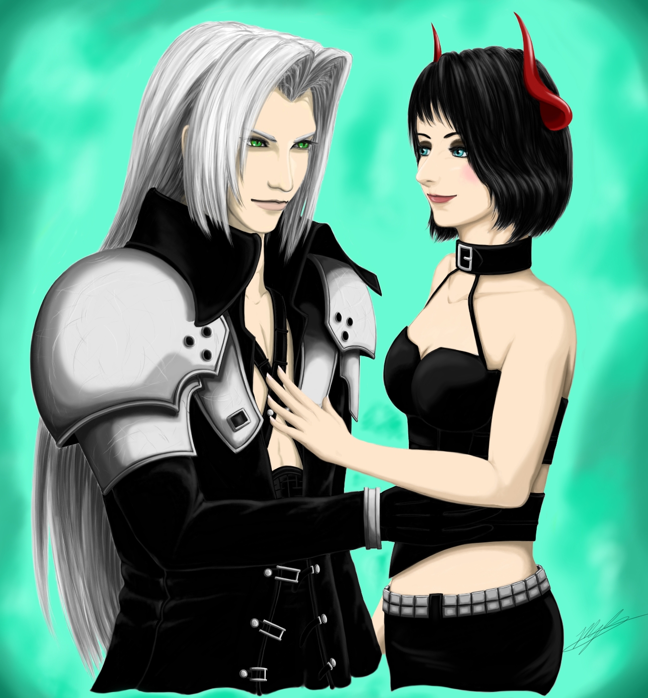 Comm: Sephiroth and Rem ~ Love In Our Eyes