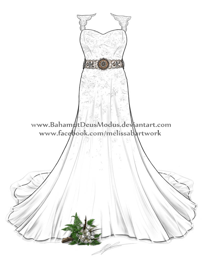 Wedding dress, Tiffany's by BahamutDeusModus