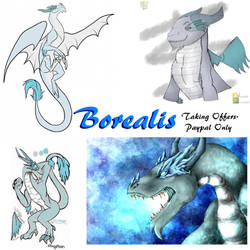 Borealis -Ice Dragon Adopt OPEN