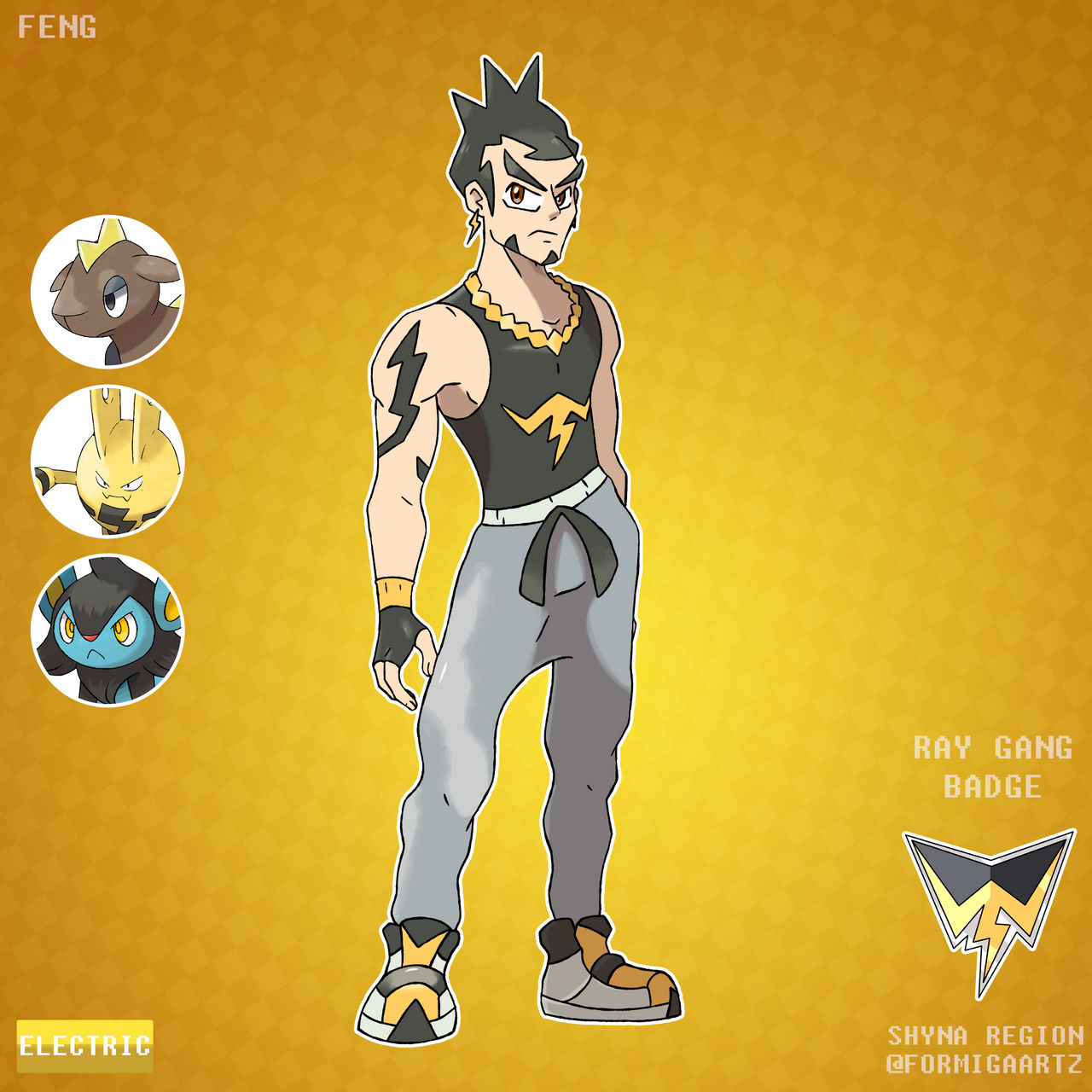 Gym Leader - Feng by FormigaArtz on DeviantArt