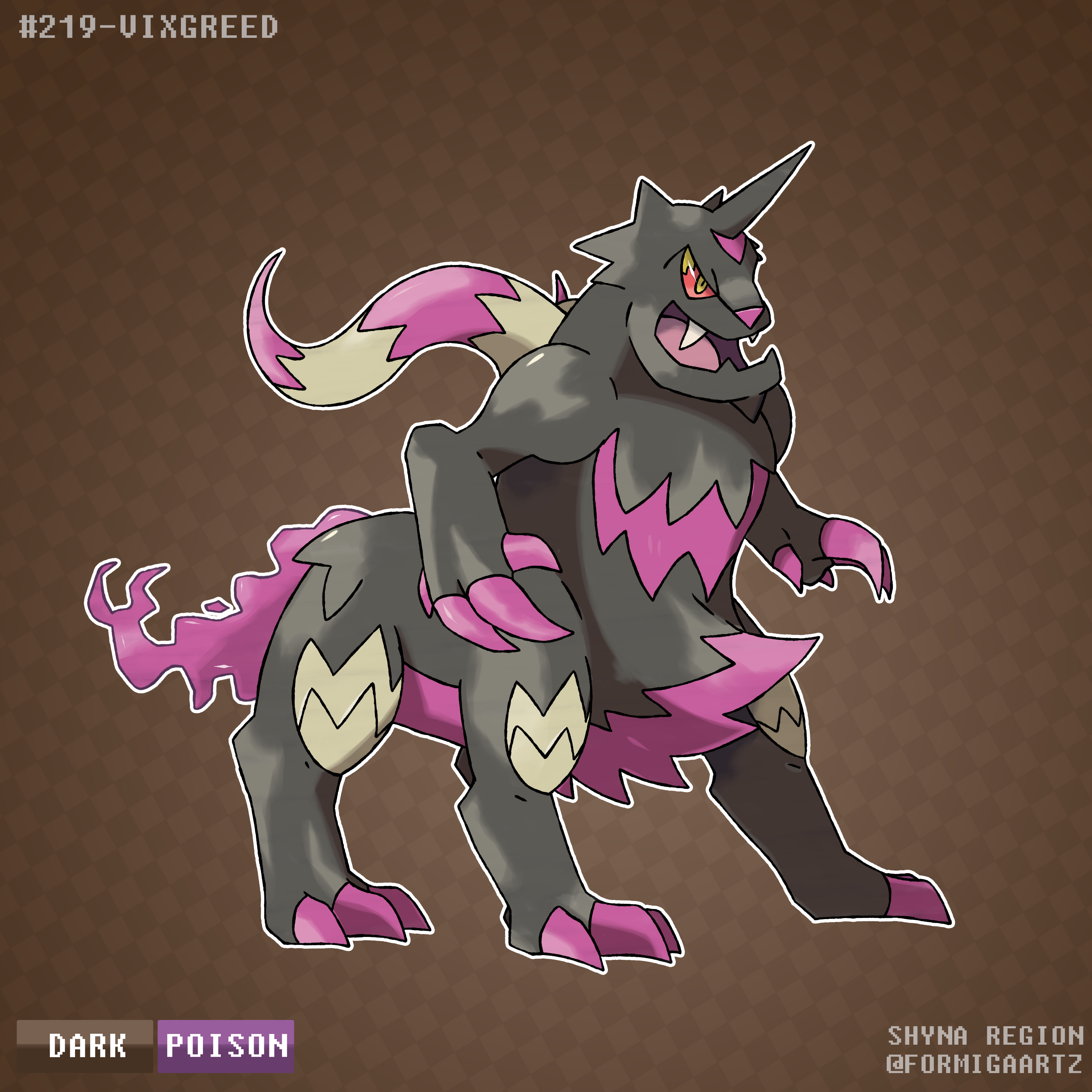 Fakemon - Aumagarian Raikou by DevilDman on DeviantArt