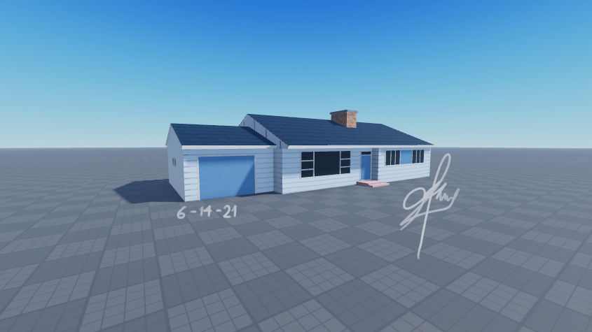 Roblox House Ranch Roblox 1950s Ranch House by Gam3rPlay3r on DeviantArt
