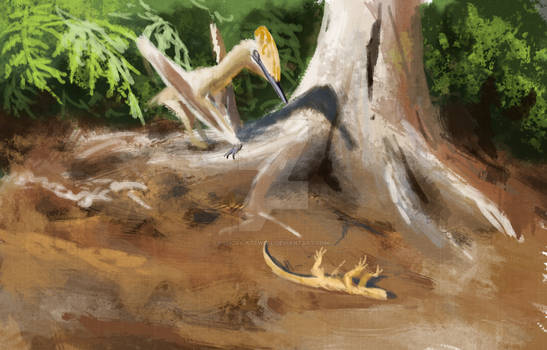 Pterosaur speedpaint.