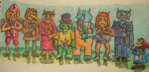pics Seven Little Monsters Deviantart seven newborn monsters by emeowrald on