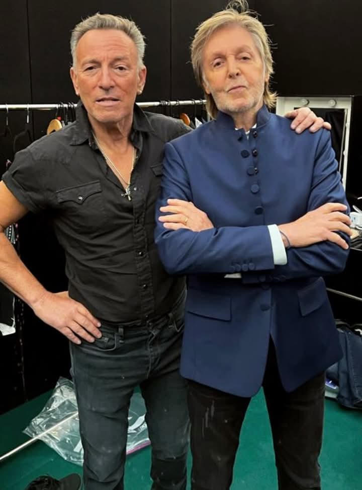 Bruce Springsteen and Paul McCartney by snarkybeck on DeviantArt