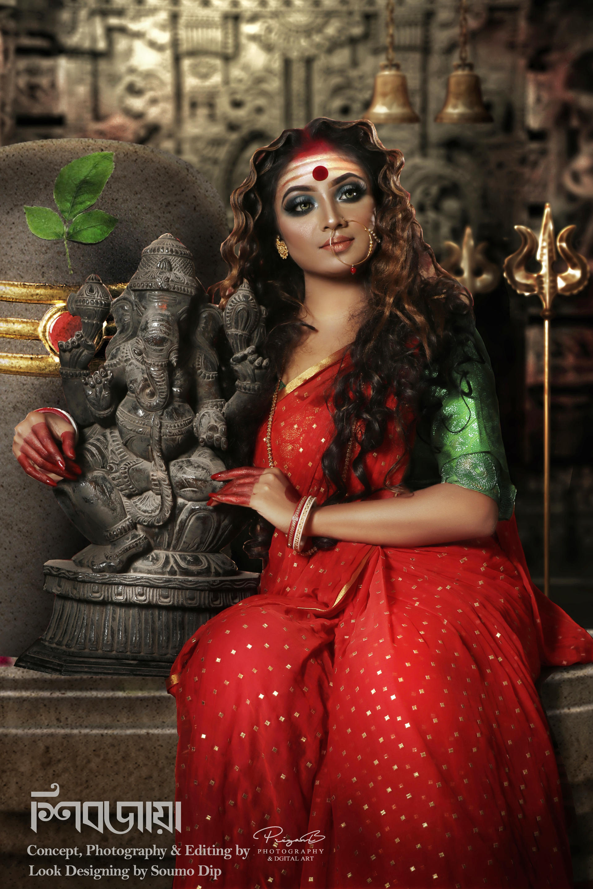 Goddess Durga Manipulation Art by Priyam Baksi by PriyamBaksiDigiart on ...