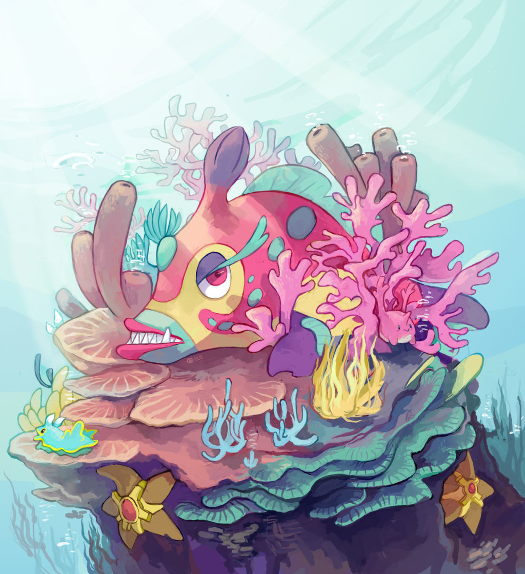 Toothy Triggerfish by KayVeeDee