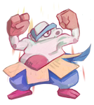 Hariyama used Bulk Up! by KayVeeDee