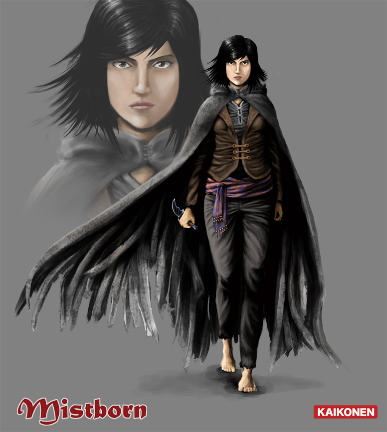 Mistborn: Vin character design