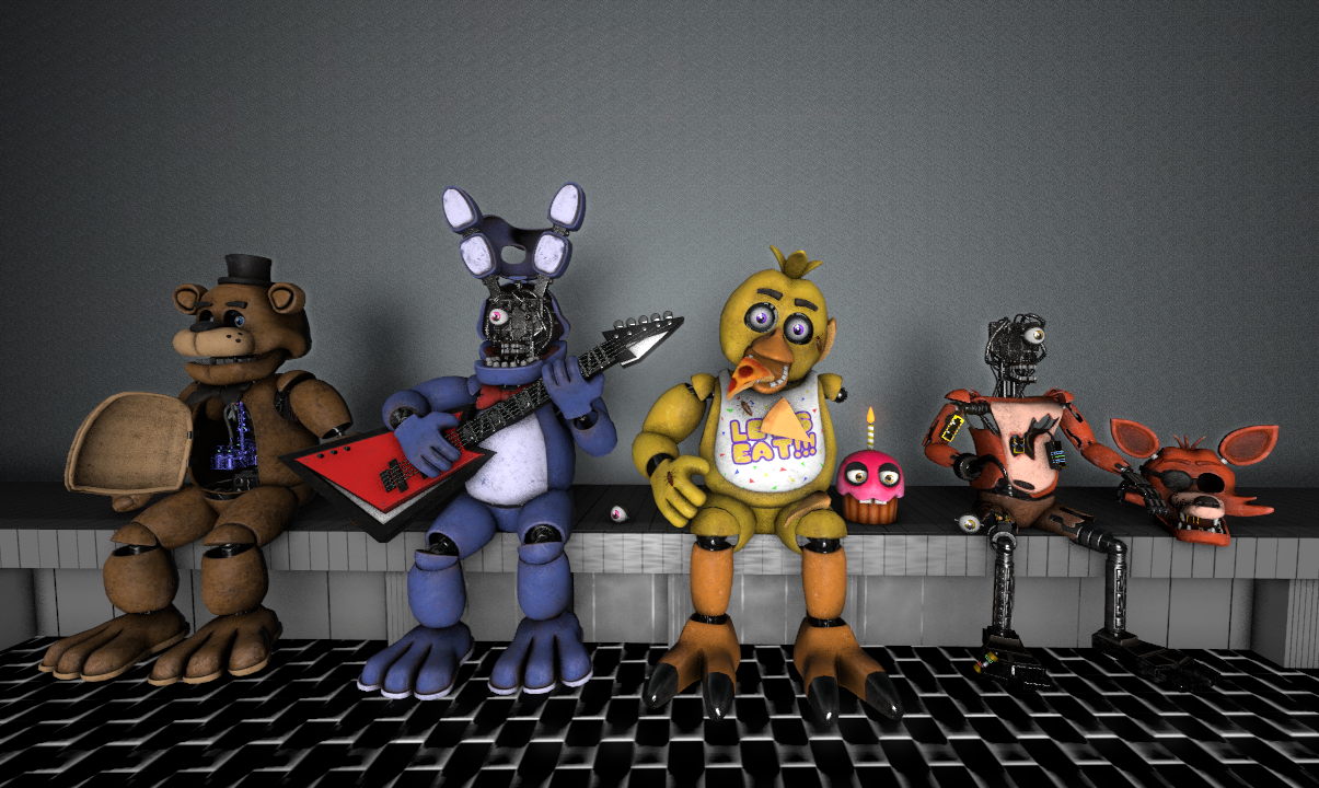 Sfm Ucn Fnaf 1 Animatronics by sebastian712 on DeviantArt