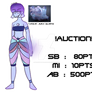 Tanzan aura quartz gemsona | AUCTION | CLOSED