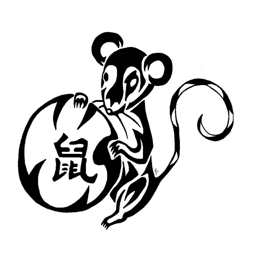 Год крысы Татуировка