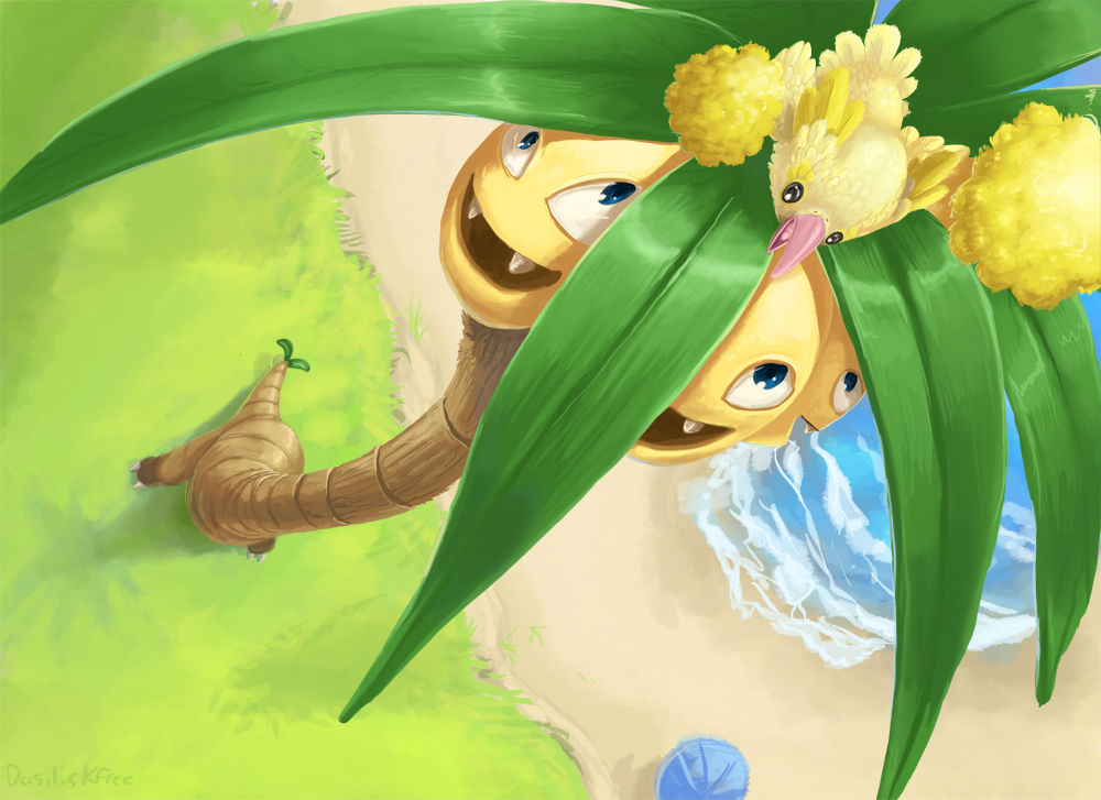Alola Exeggutor by basiliskFree on DeviantArt