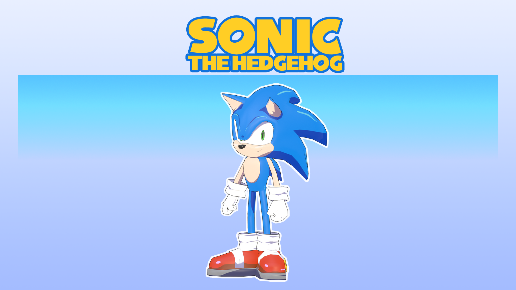 Deviantart Sonic Rig Sonic 3D Rigged Model by FlamelexArt on DeviantArt