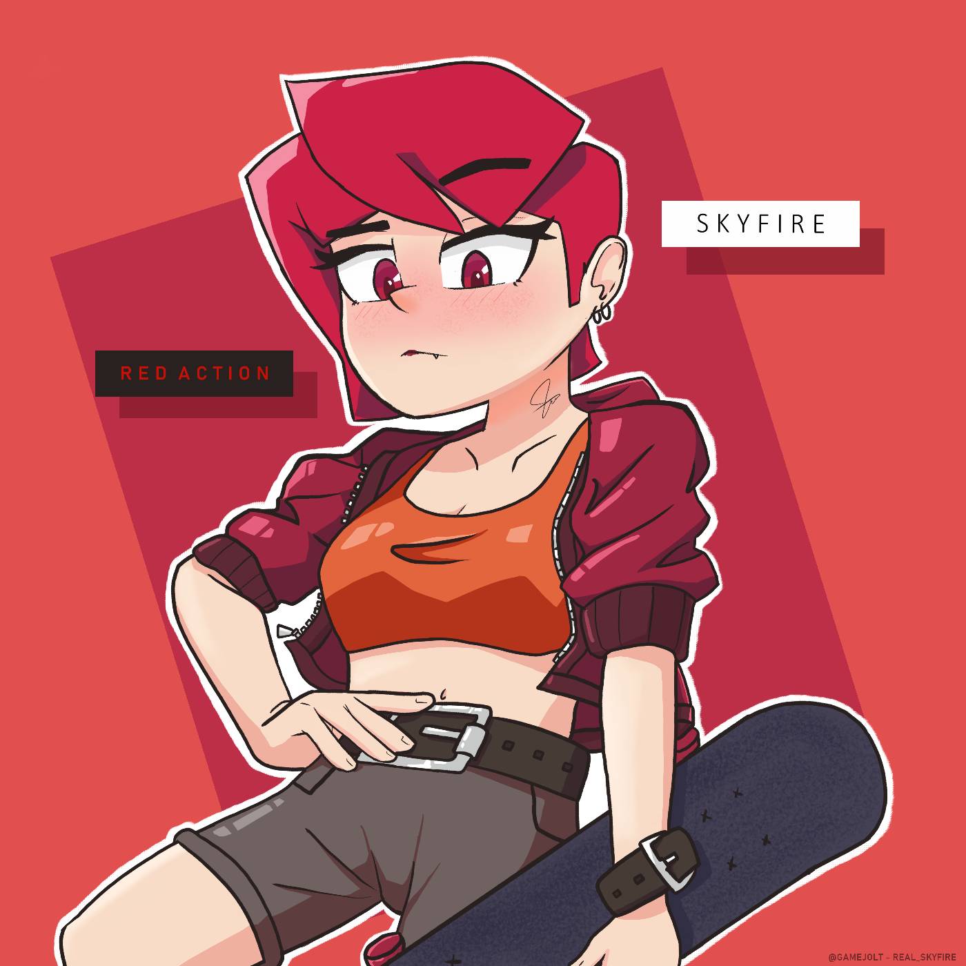 Red World Deviantart Red Action by SKYFYR2 on DeviantArt