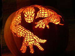 Spiderman Pumpkin