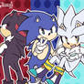 Shadow x Sonic x Silver