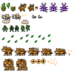 Honey Woman stage enemies