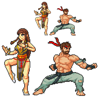 SFV Ryu and Chun Li