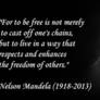 A tribute to Nelson Mandela (1918-2013)