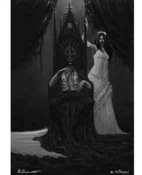 Black King and White Queen