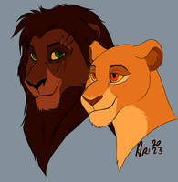 Kovu and Kiara