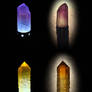 Epoxy crystals - lights