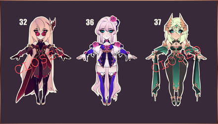 --(REOPEN 1/3) Adoptables_#32,36,37 10$--