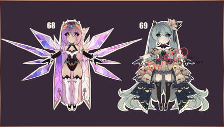 --(OPEN 1/2) Adoptables_#68-69 10$--